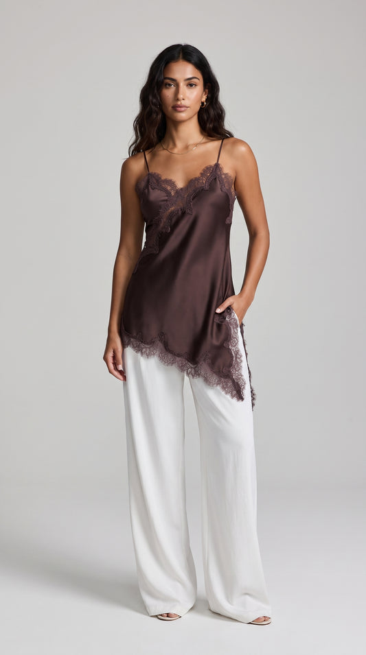 Midnight Lace Slip